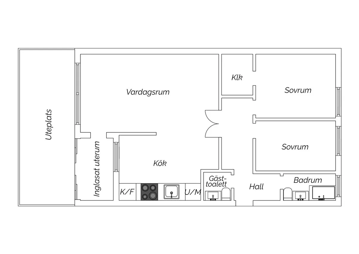 Hyreslägenhet på Malmö i malmo