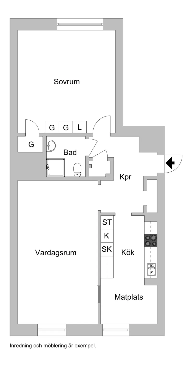 Hyreslägenhet på Halmstad i halmstad