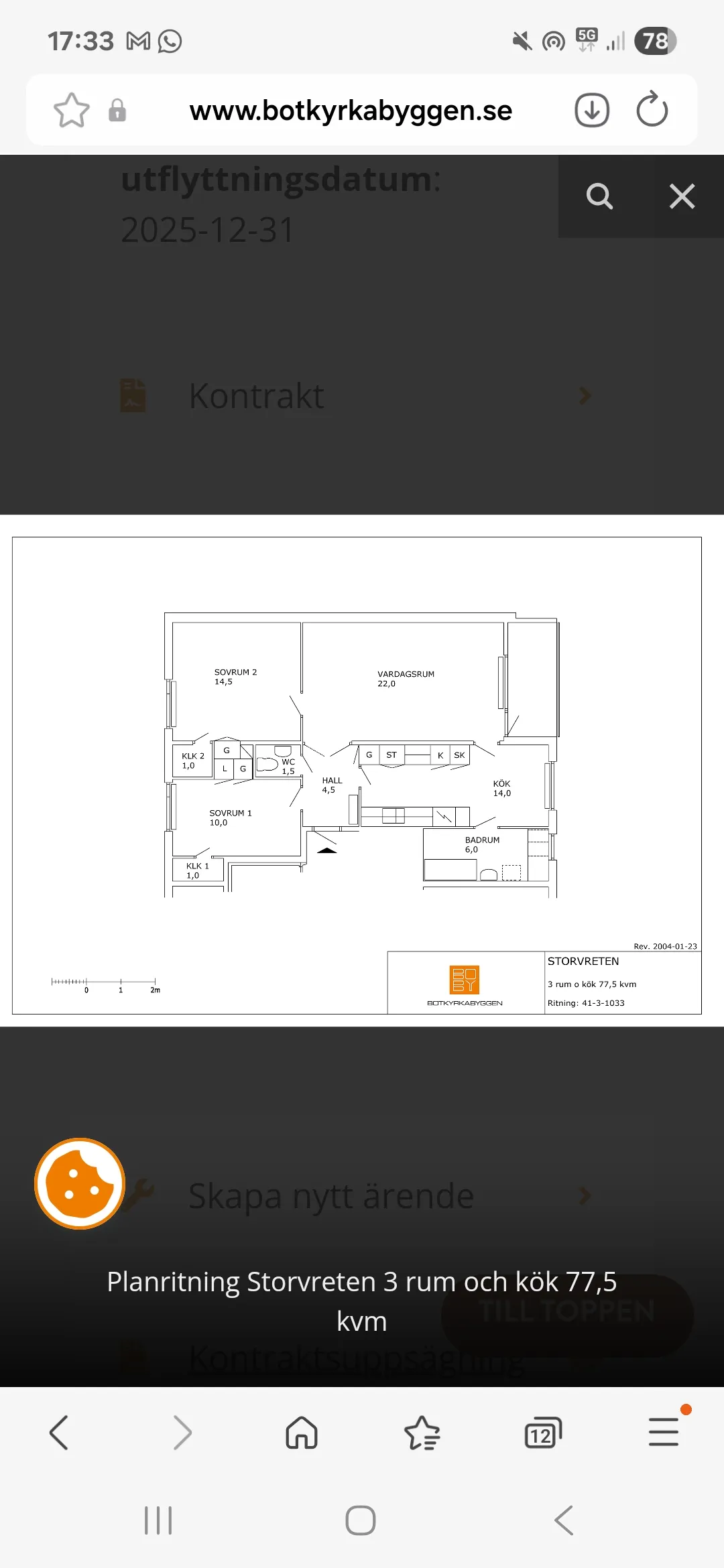 Hyreslägenhet på Tumba i tumba