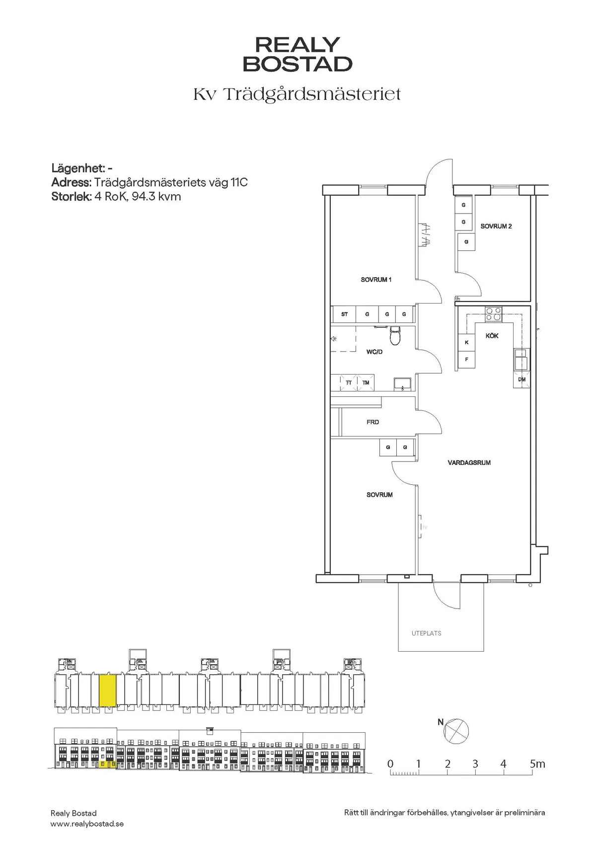 Hyreslägenhet på Märsta i marsta