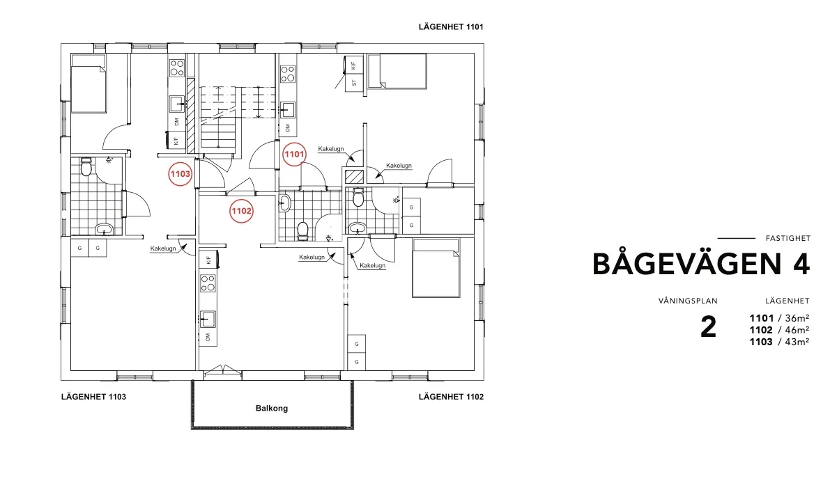 Hyreslägenhet på Västerås i vasteras