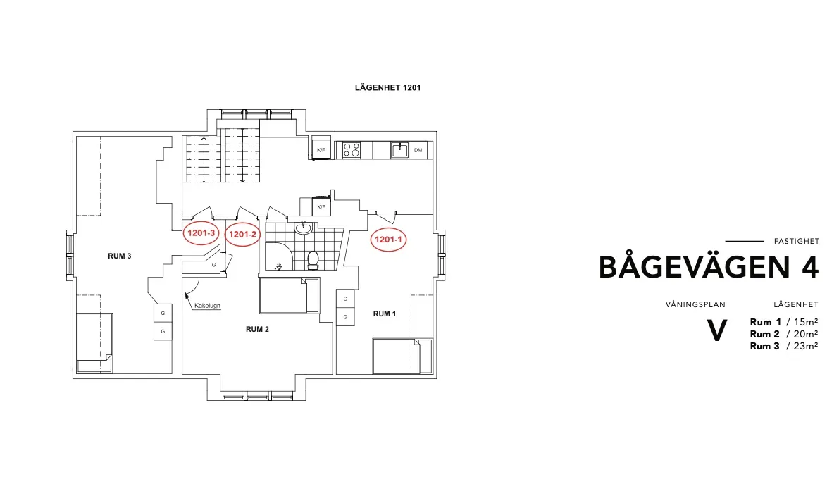 Hyreslägenhet på Västerås i vasteras