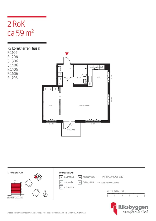 Hyreslägenhet på Västerås i vasteras
