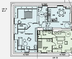 Hyreslägenhet på Alvesta i alvesta