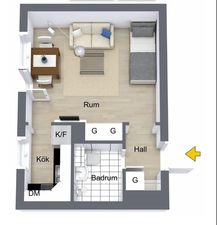 Hyreslägenhet på Uppsala i uppsala