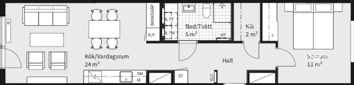 Hyreslägenhet på Malmö i malmo