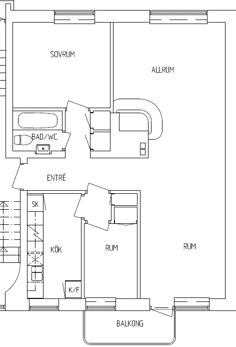 Hyreslägenhet på Borås i boras