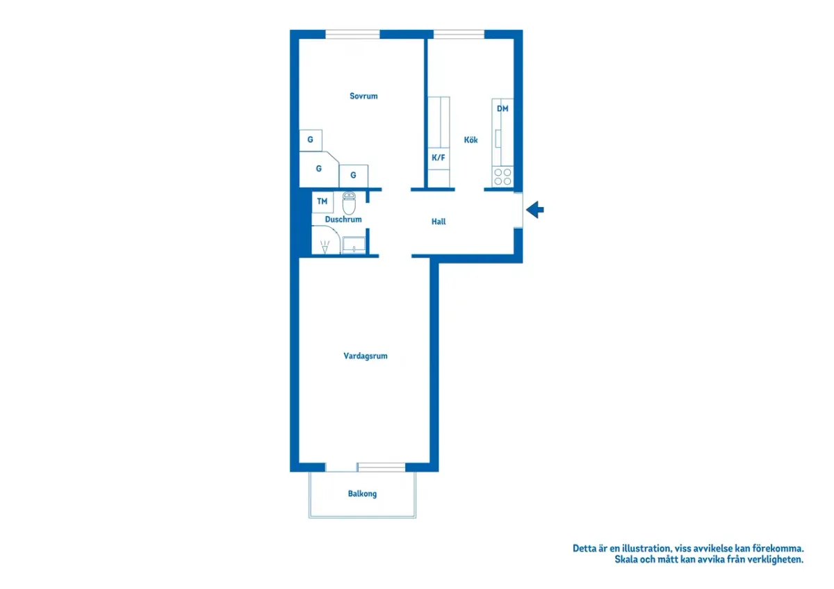 Hyreslägenhet på Katrineholm i katrineholm