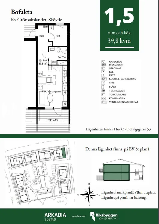 Hyreslägenhet på Skövde i skovde
