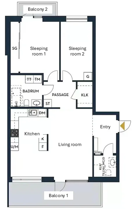 Hyreslägenhet på Linköping i linkoping
