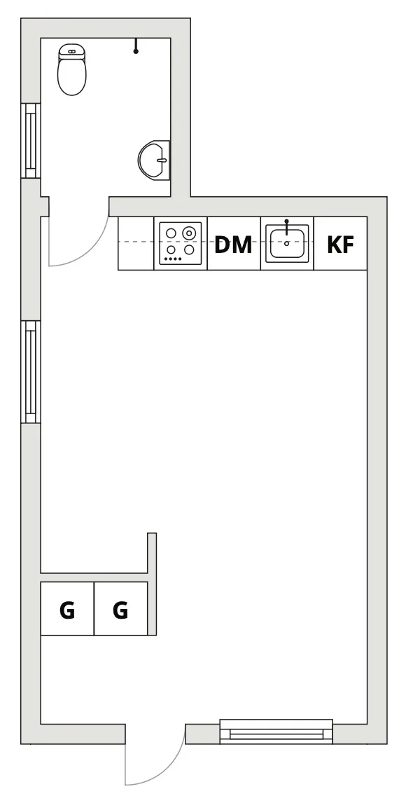 Hyreslägenhet på Västerås i vasteras