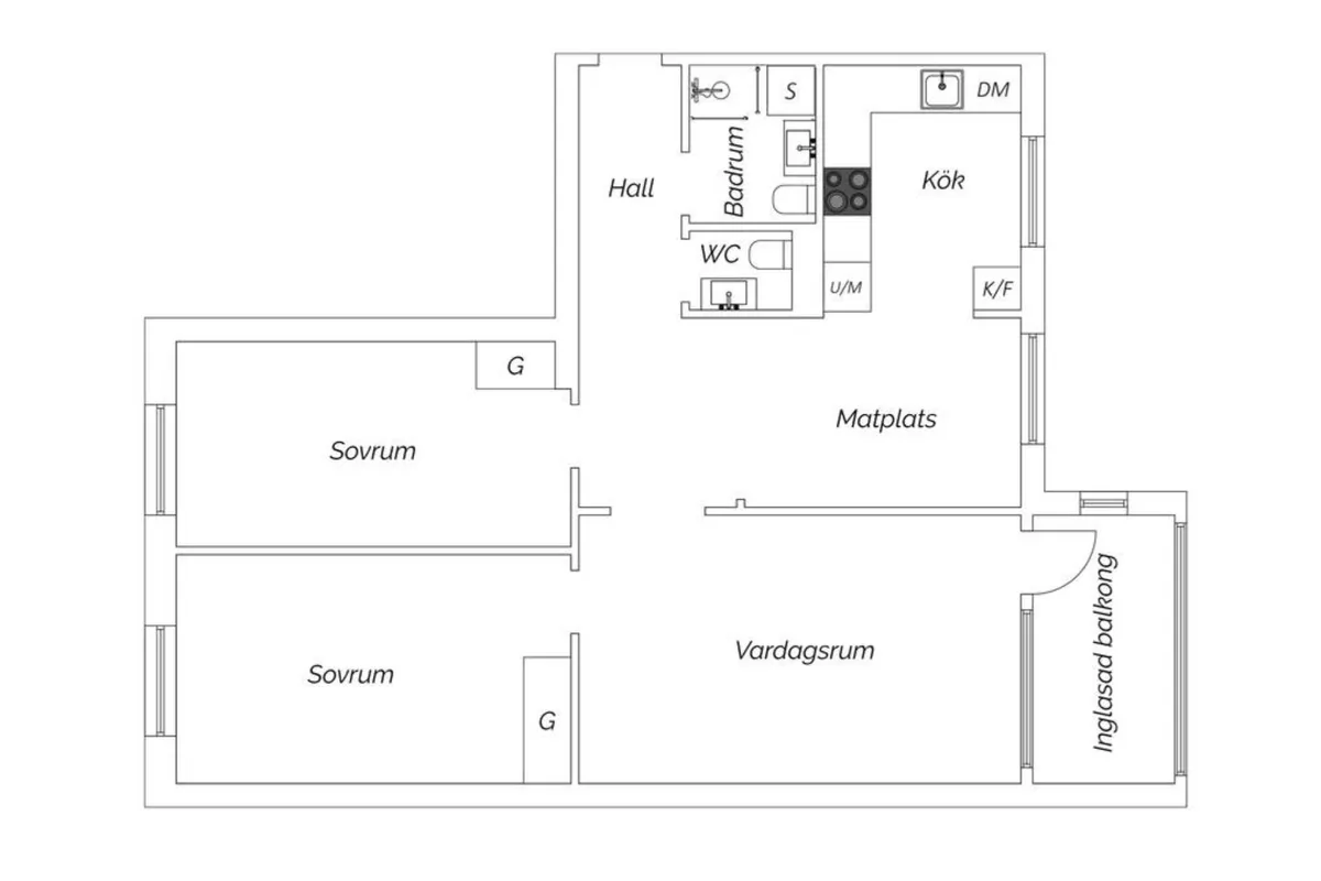 Hyreslägenhet på Malmö i malmo