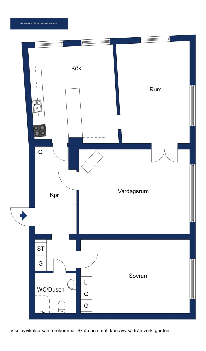 Hyreslägenhet på Karlskrona i karlskrona