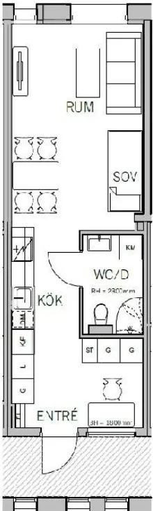 Hyreslägenhet på Hägersten i hagersten
