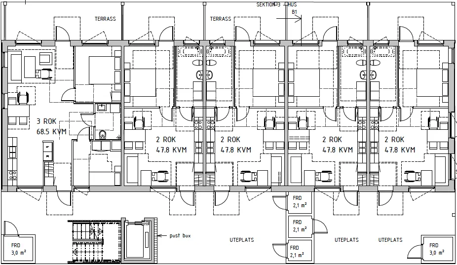 Hyreslägenhet på Herrljunga i herrljunga