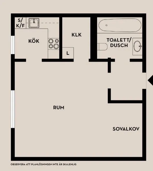 Hyreslägenhet på Bandhagen i bandhagen