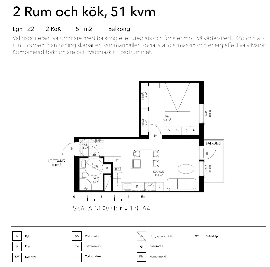 Hyreslägenhet på Klippan i klippan
