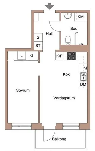 Hyreslägenhet på Järfälla i jarfalla