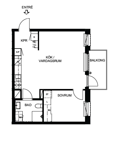 Hyreslägenhet på Järfälla i jarfalla