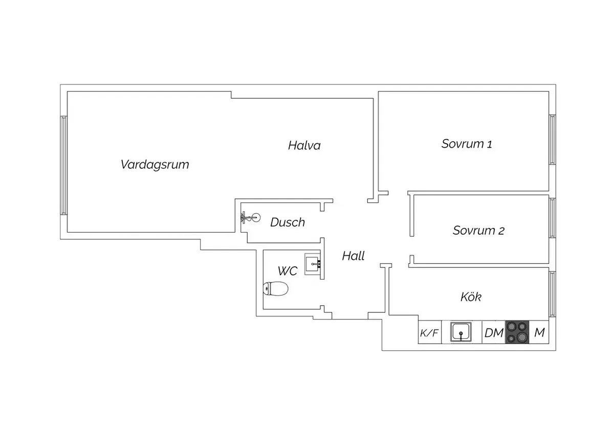 Hyreslägenhet på Malmö i malmo