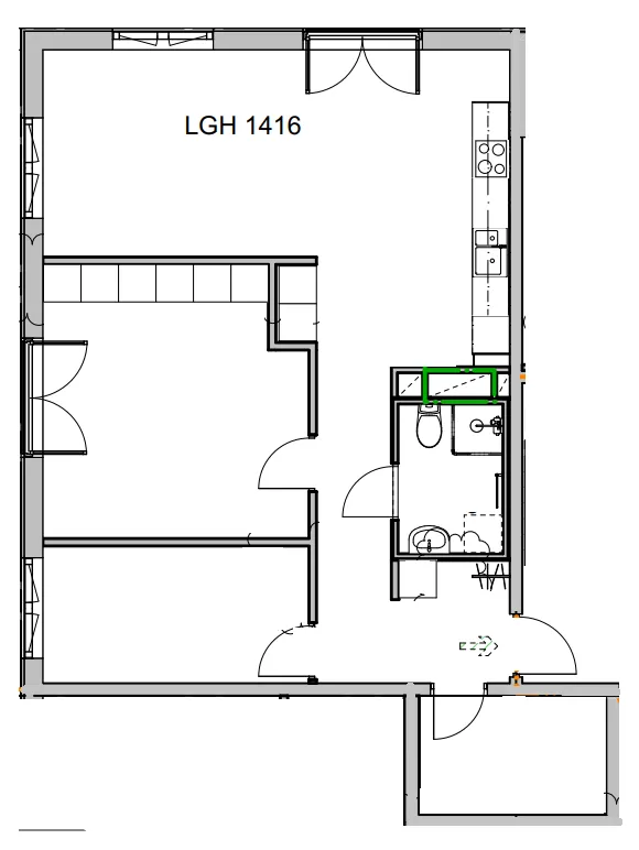 Hyreslägenhet på Upplands Väsby i upplands-vasby