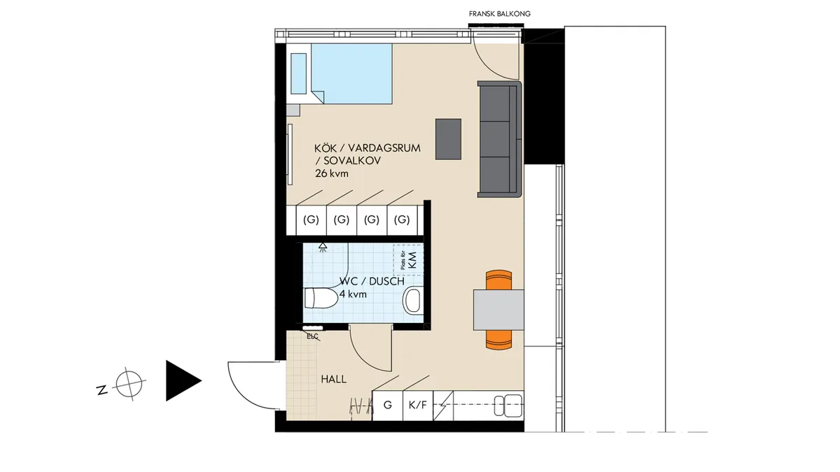 Hyreslägenhet på Västerås i vasteras