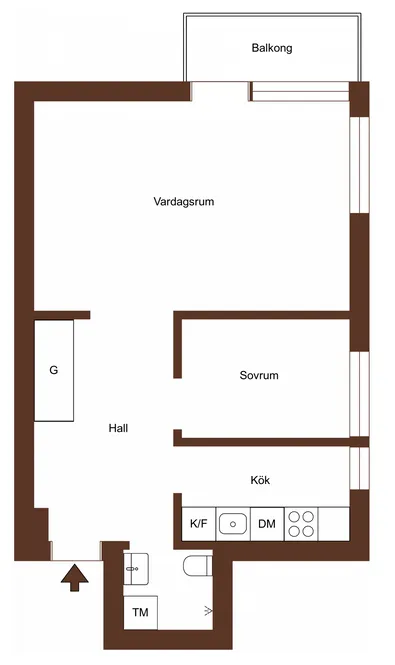 Hyreslägenhet på Stockholm i stockholm