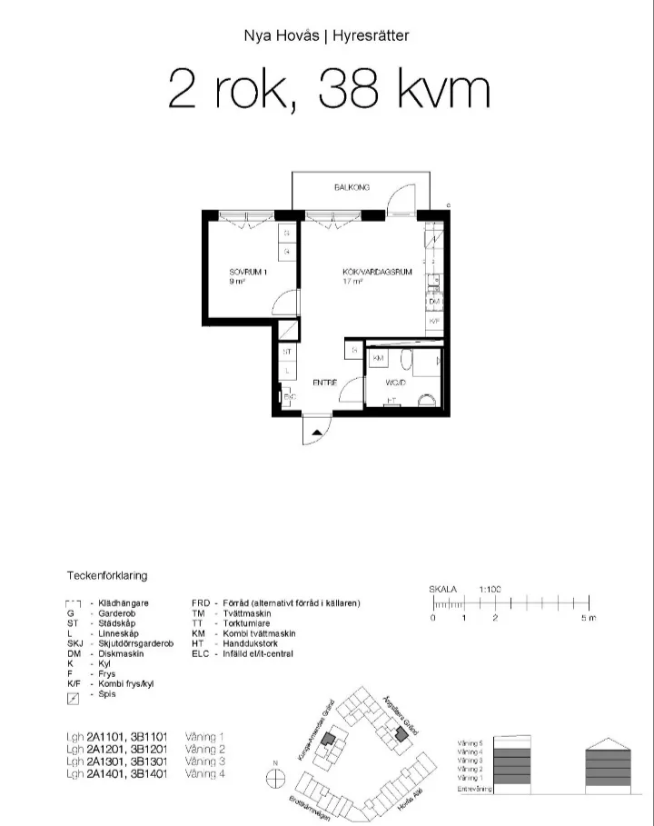 Hyreslägenhet på Hovås i hovas
