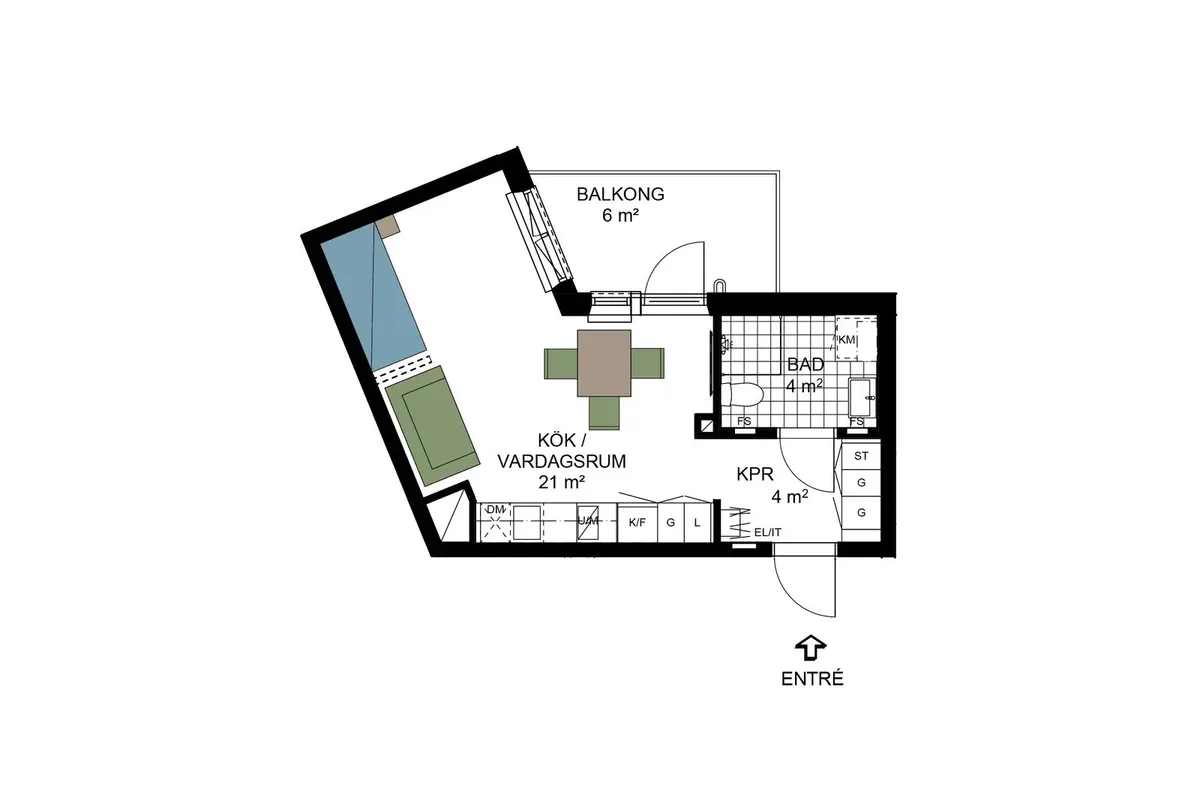 Hyreslägenhet på Järfälla i jarfalla