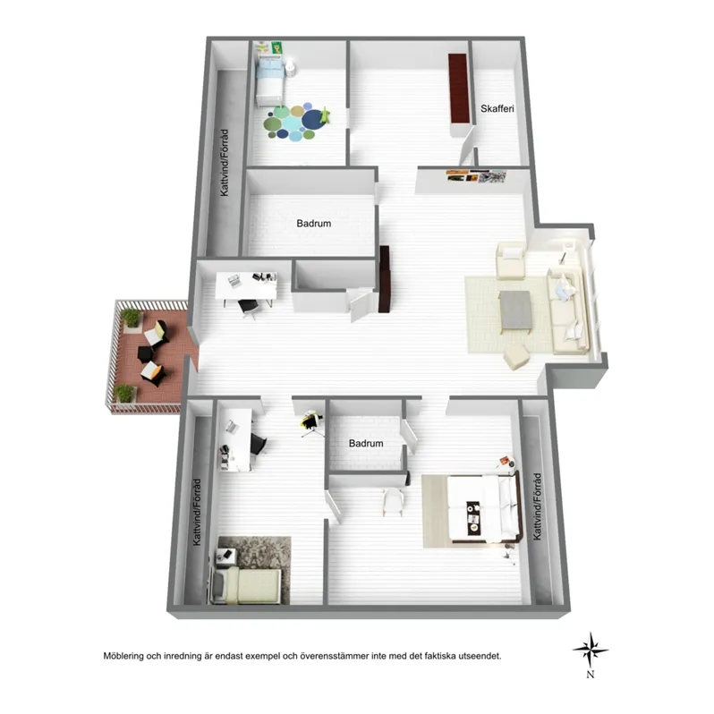 Hyreslägenhet på Lessebo i lessebo