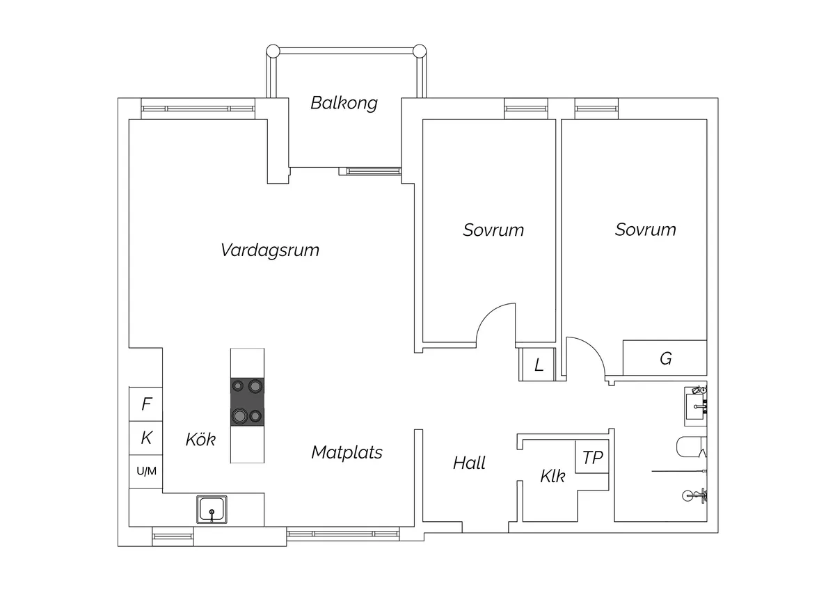 Hyreslägenhet på Malmö i malmo