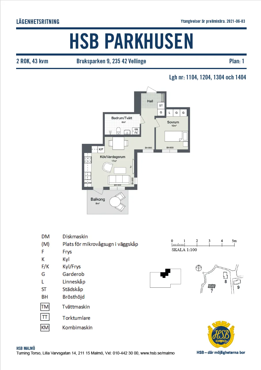 Hyreslägenhet på Vellinge i vellinge