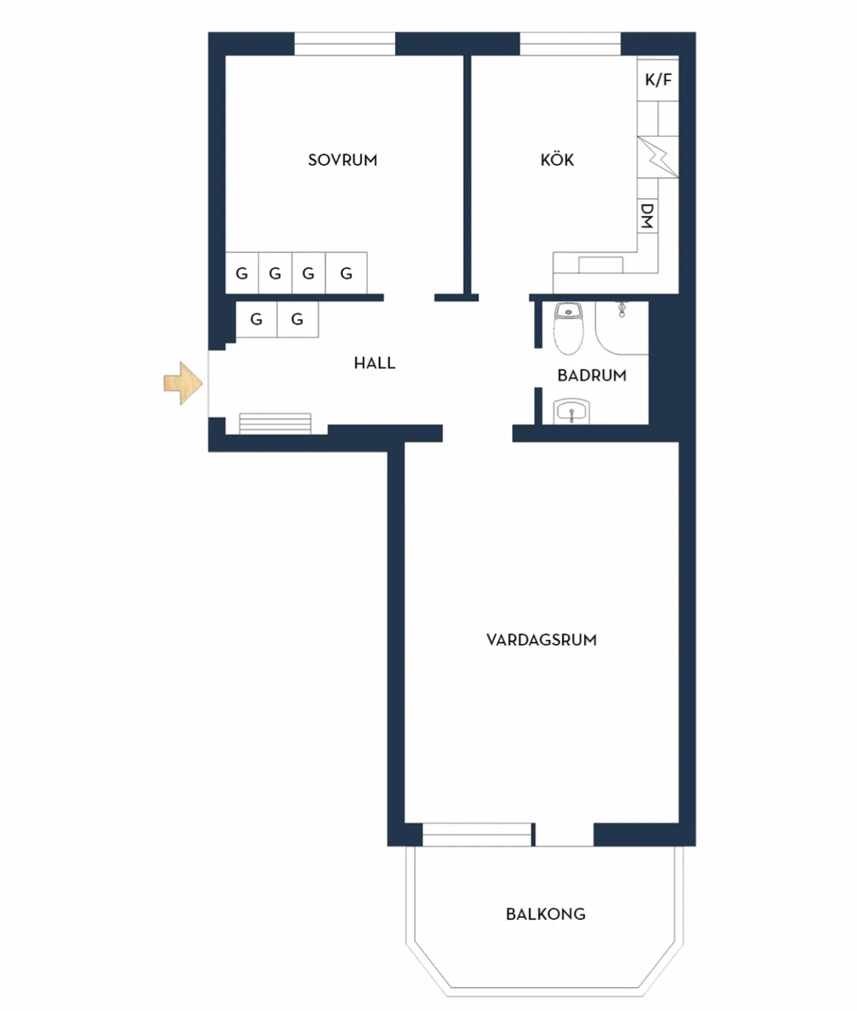 Hyreslägenhet på Västerås i vasteras