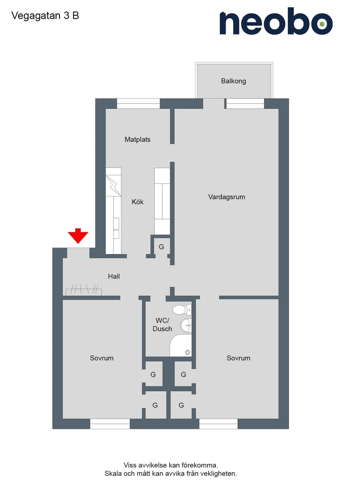 Hyreslägenhet på Tranås i tranas