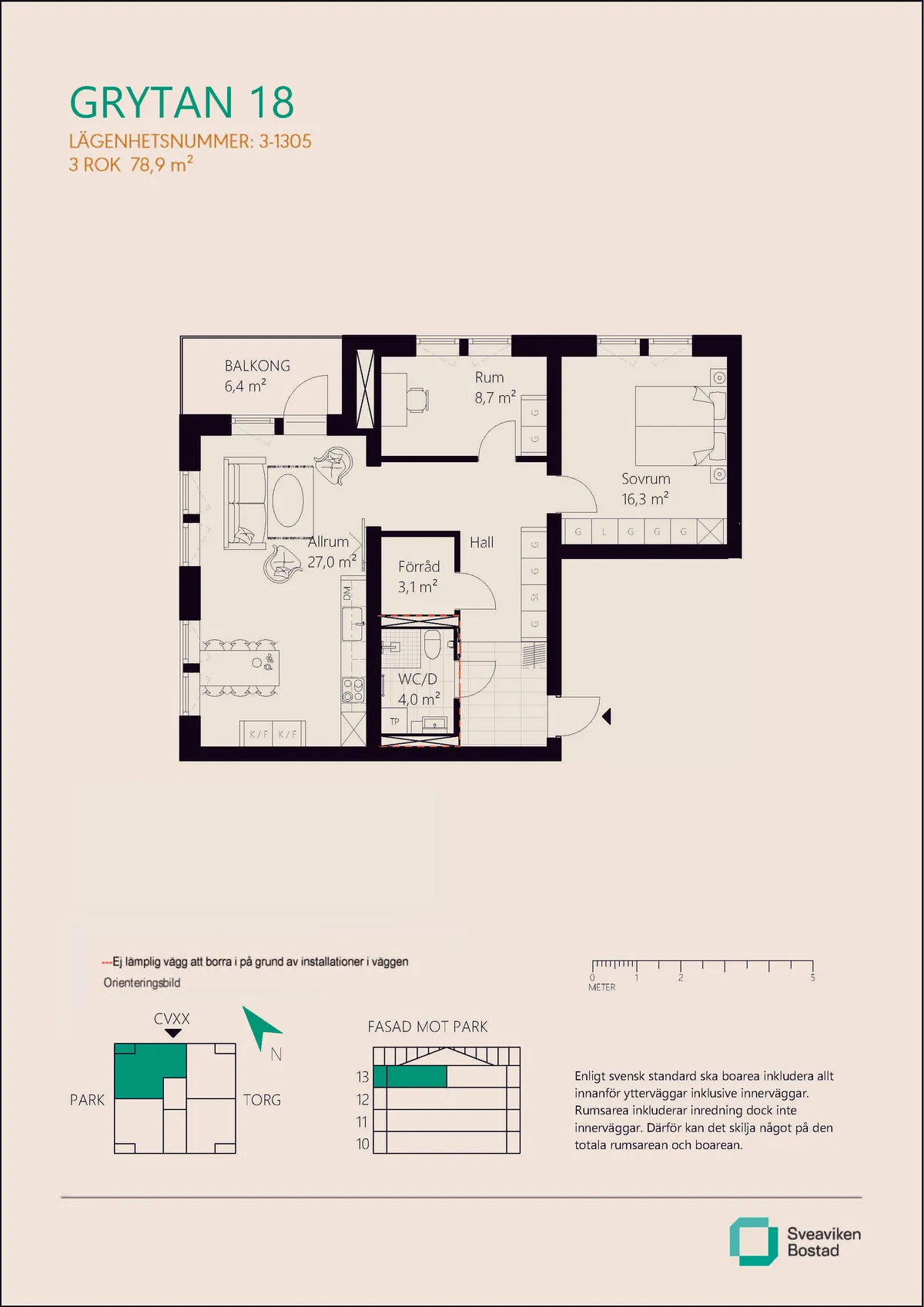 Hyreslägenhet på Nykvarn i nykvarn