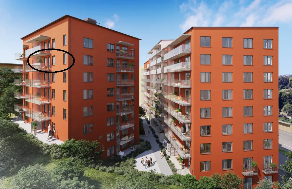 Hyreslägenhet på Solna i solna
