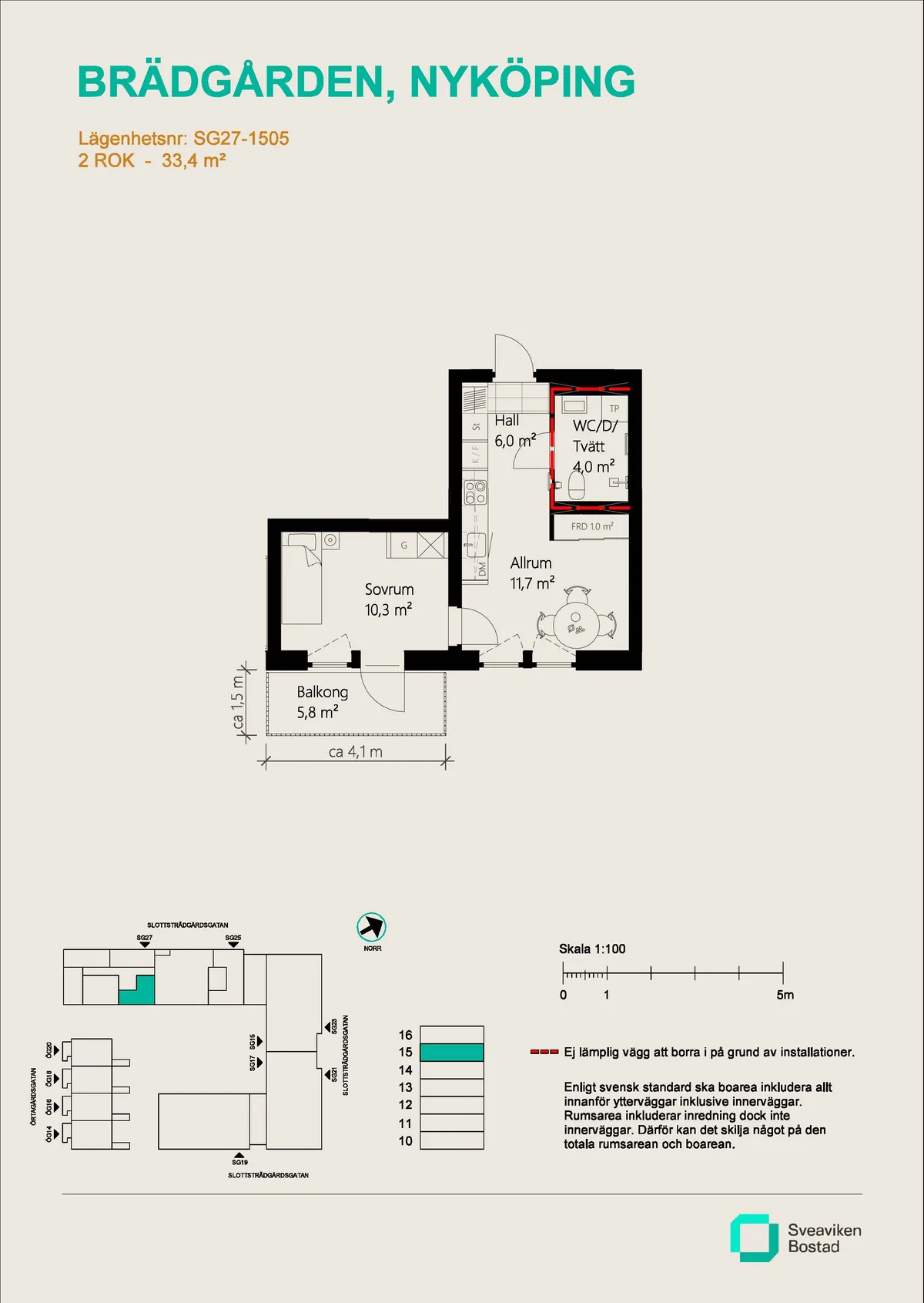 Hyreslägenhet på Nyköping i nykoping