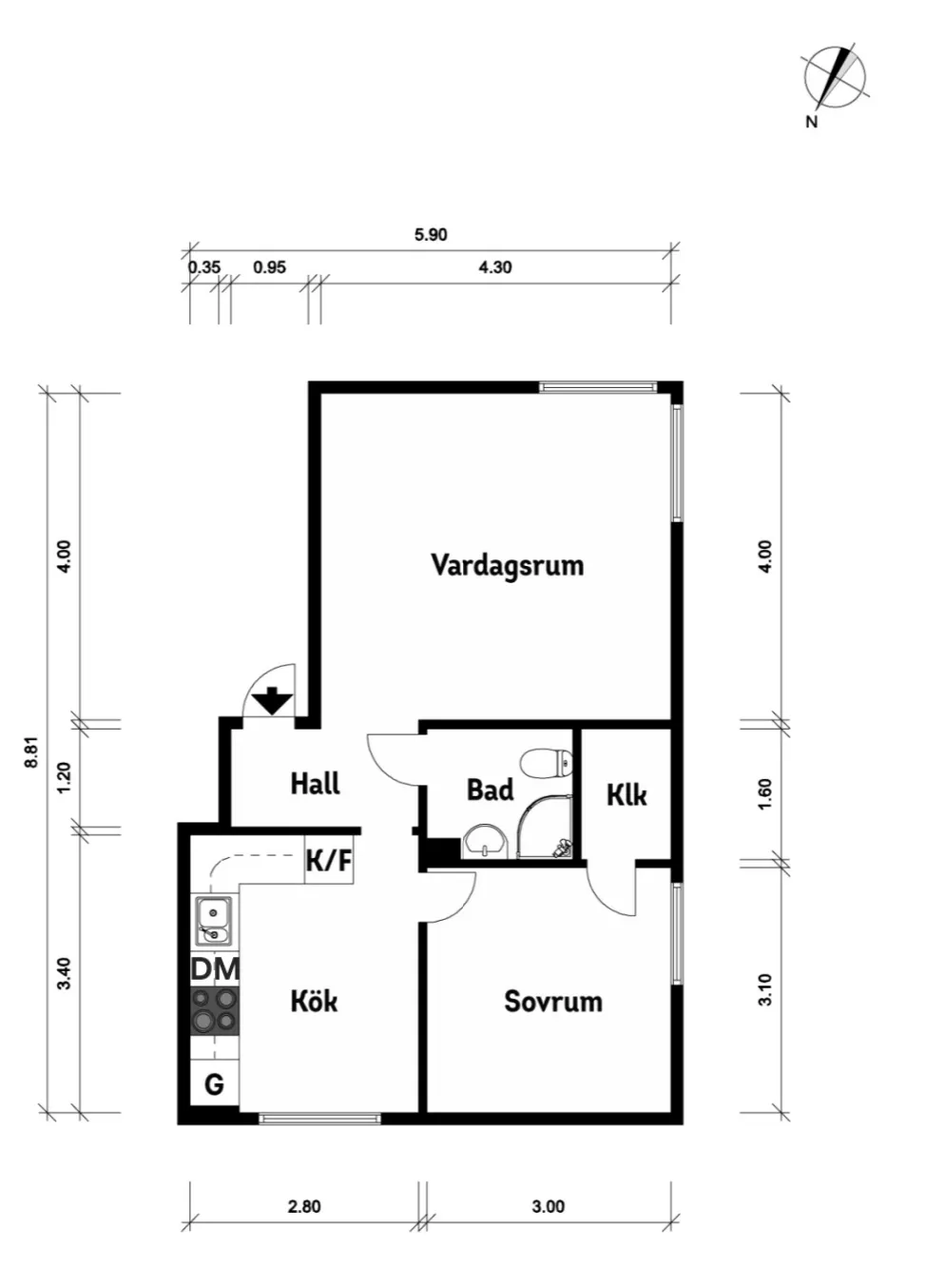 Hyreslägenhet på Göteborg i goteborg