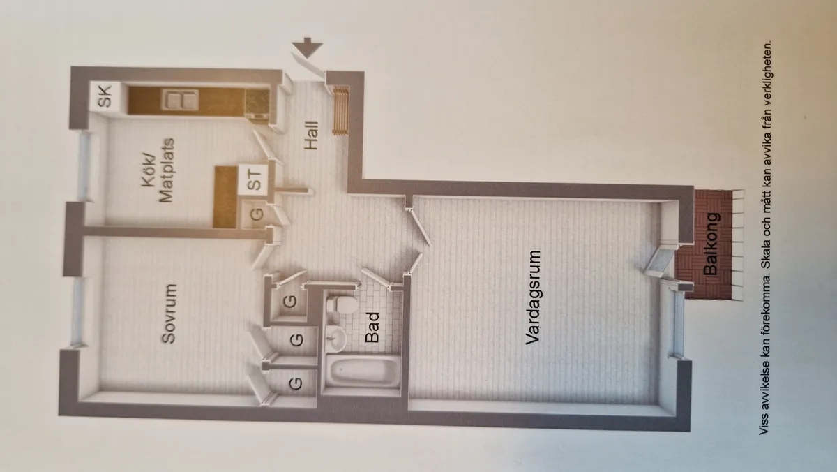 Hyreslägenhet på Borås i boras