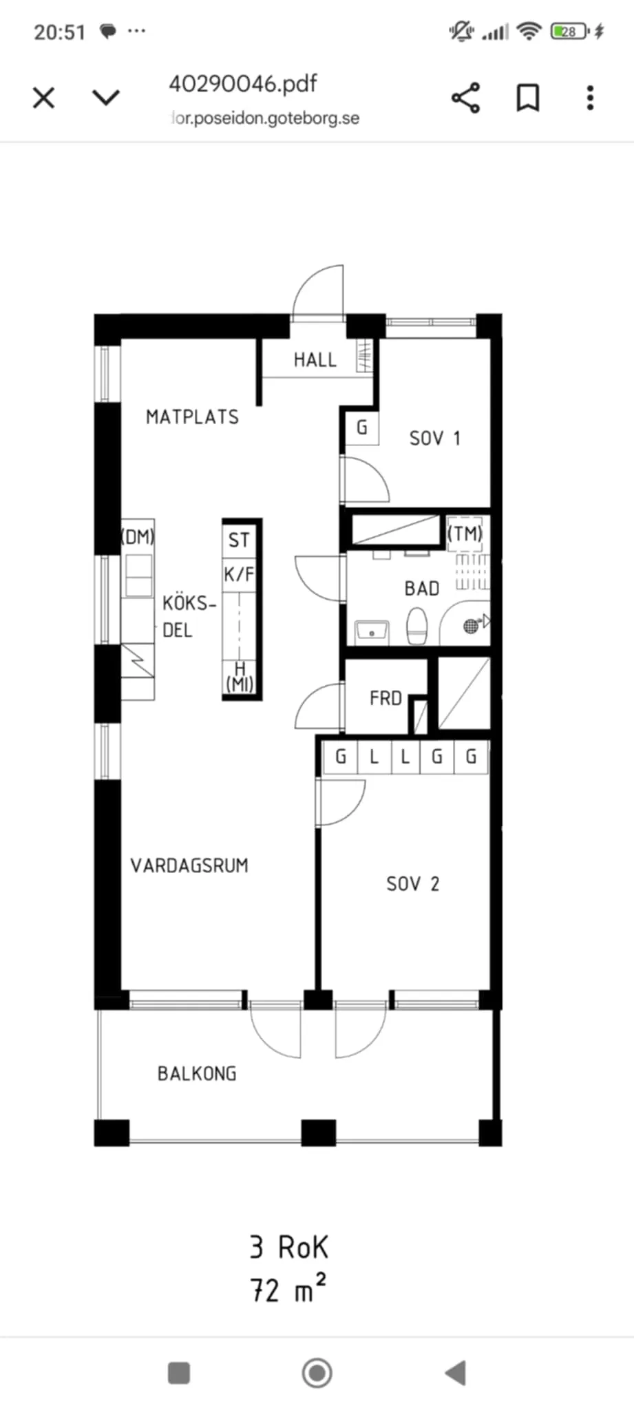 Hyreslägenhet på Göteborg i goteborg