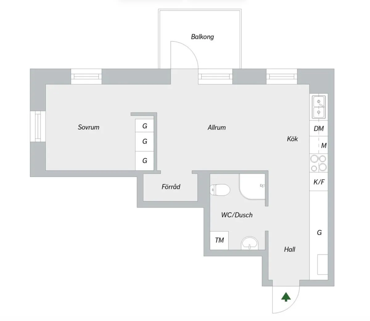 Hyreslägenhet på Norsborg i norsborg