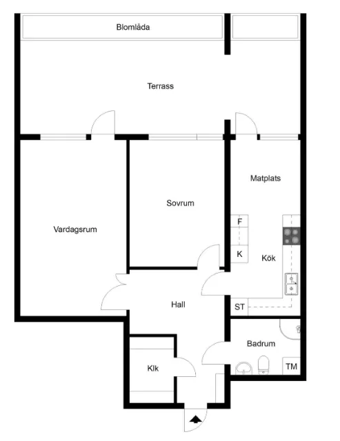 Hyreslägenhet på Upplands Väsby i upplands-vasby