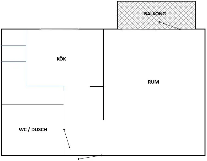 Hyreslägenhet på Västerås i vasteras