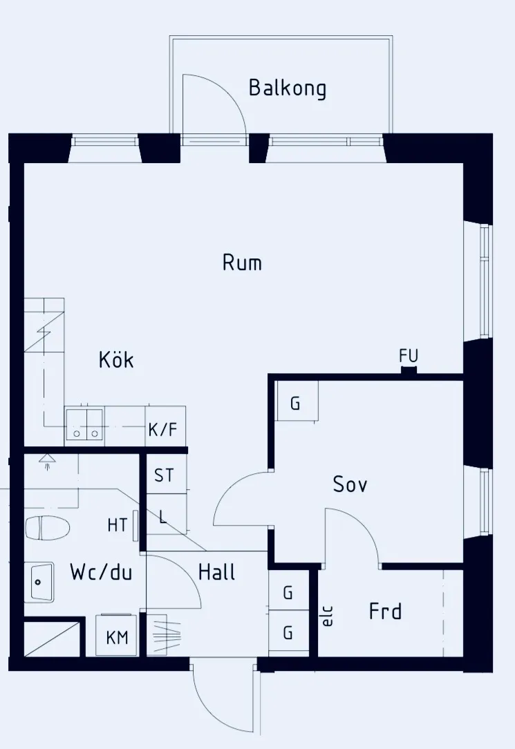 Hyreslägenhet på Skärholmen i skarholmen