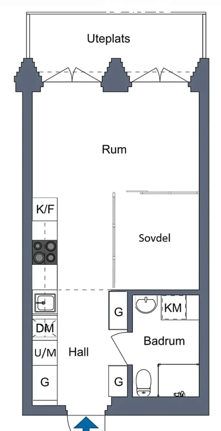 Hyreslägenhet på Stockholm i stockholm
