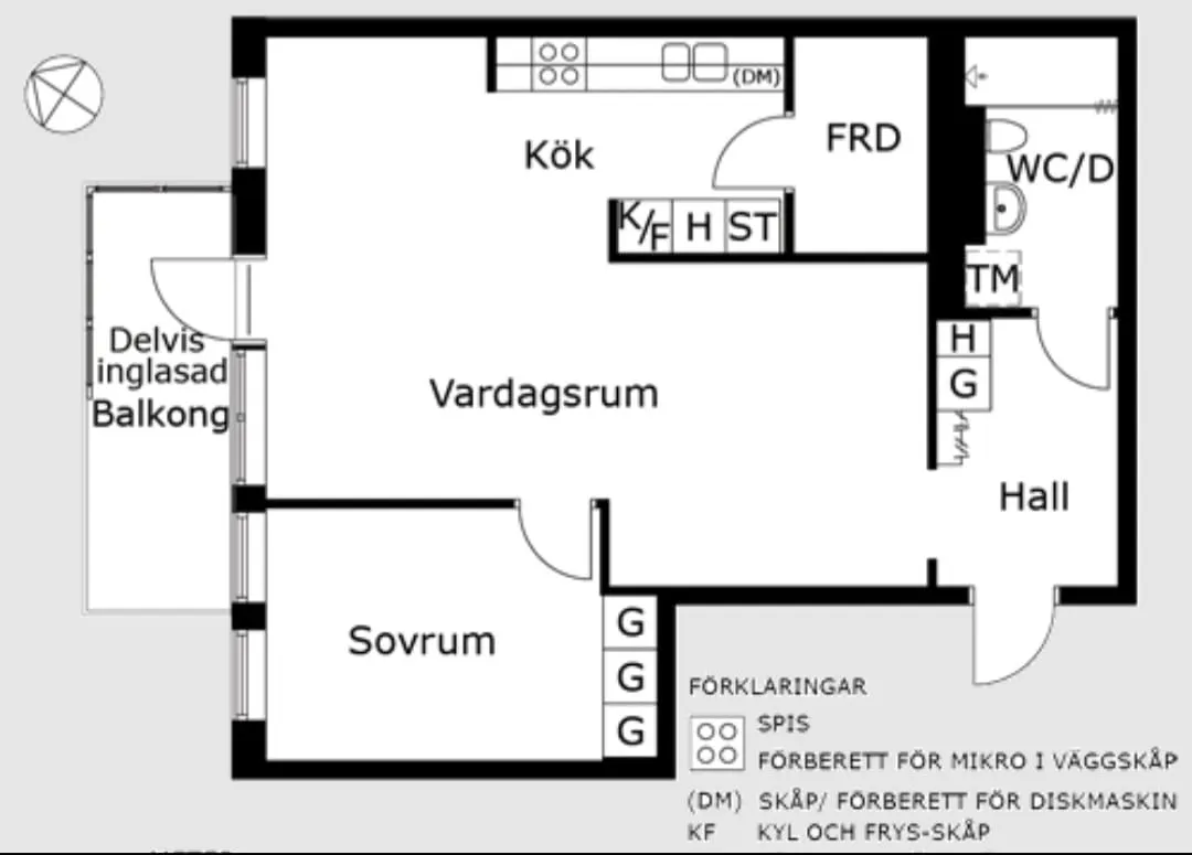 Hyreslägenhet på Märsta i marsta