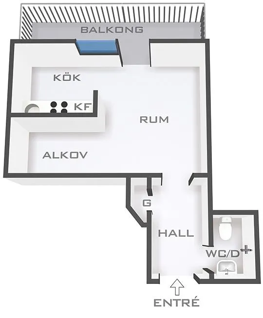 Hyreslägenhet på Stockholm i stockholm