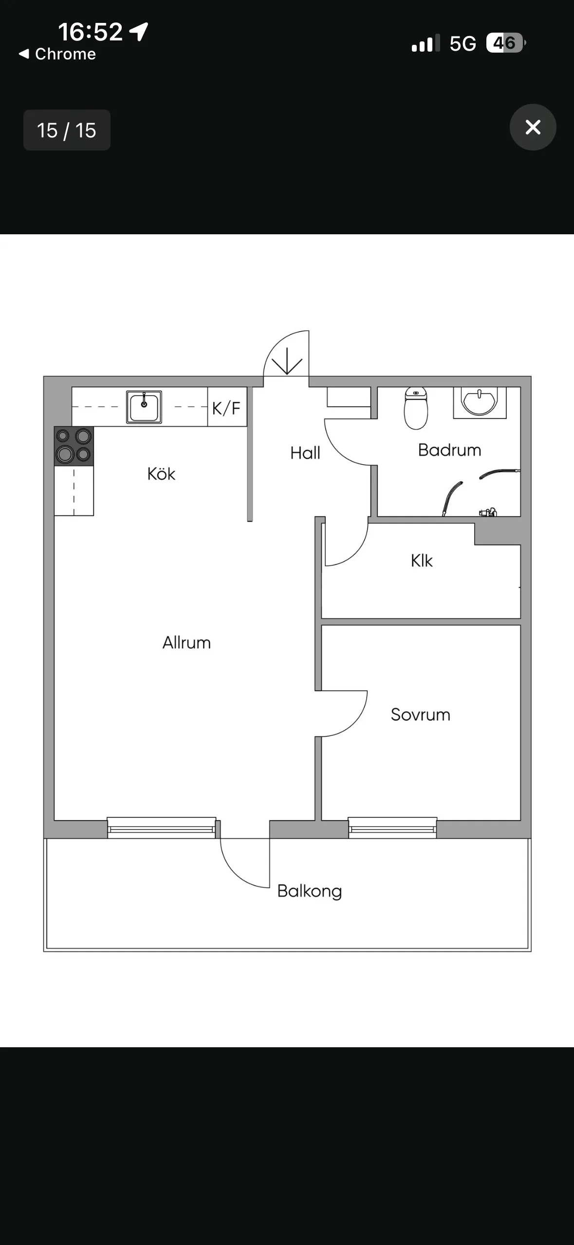 Hyreslägenhet på Danderyd i danderyd