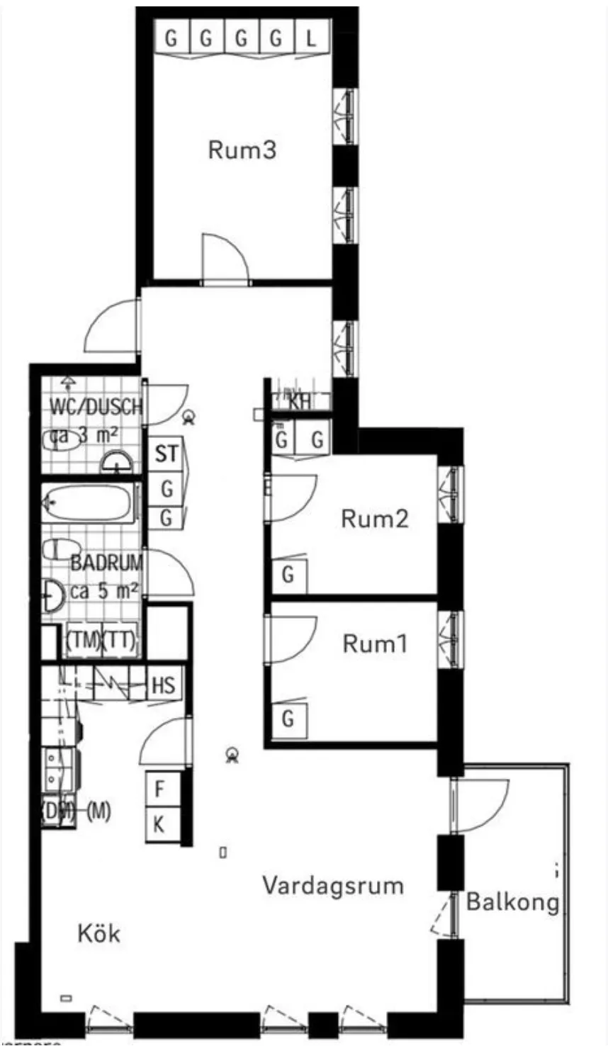 Hyreslägenhet på Årsta i arsta