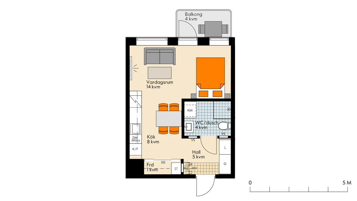 Hyreslägenhet på Västerås i vasteras